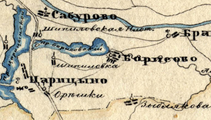 Карта 1849 года